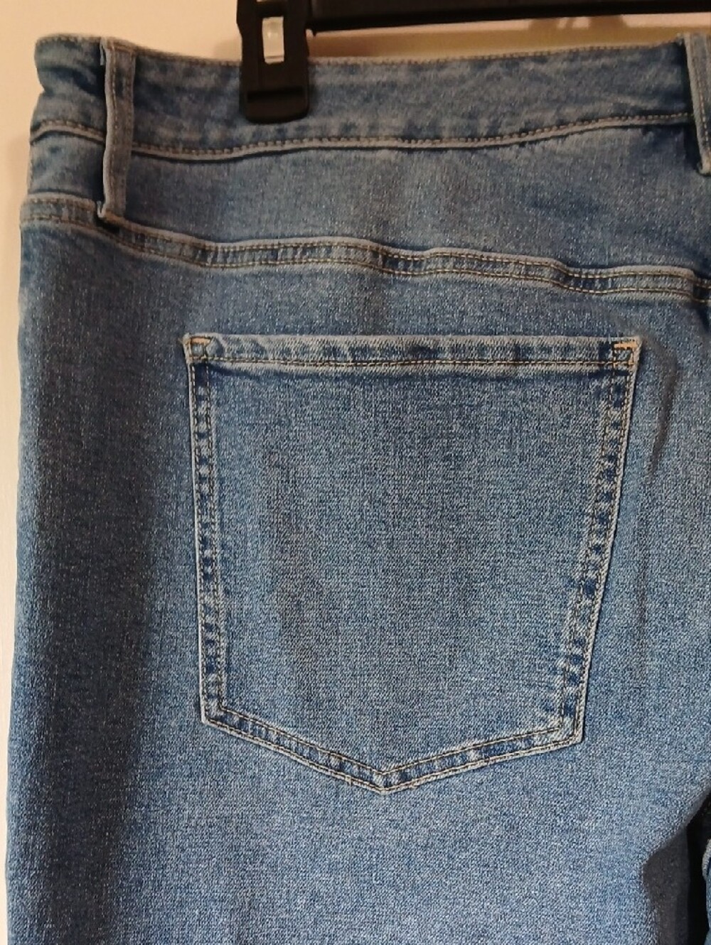 Terra & Sky 20W Light Blue Straight Leg Women's Jeans - Picture 9 of 14